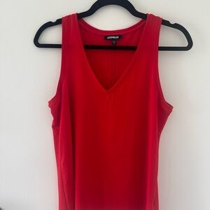 Express Vivid Scarlet Tank Top - size xs